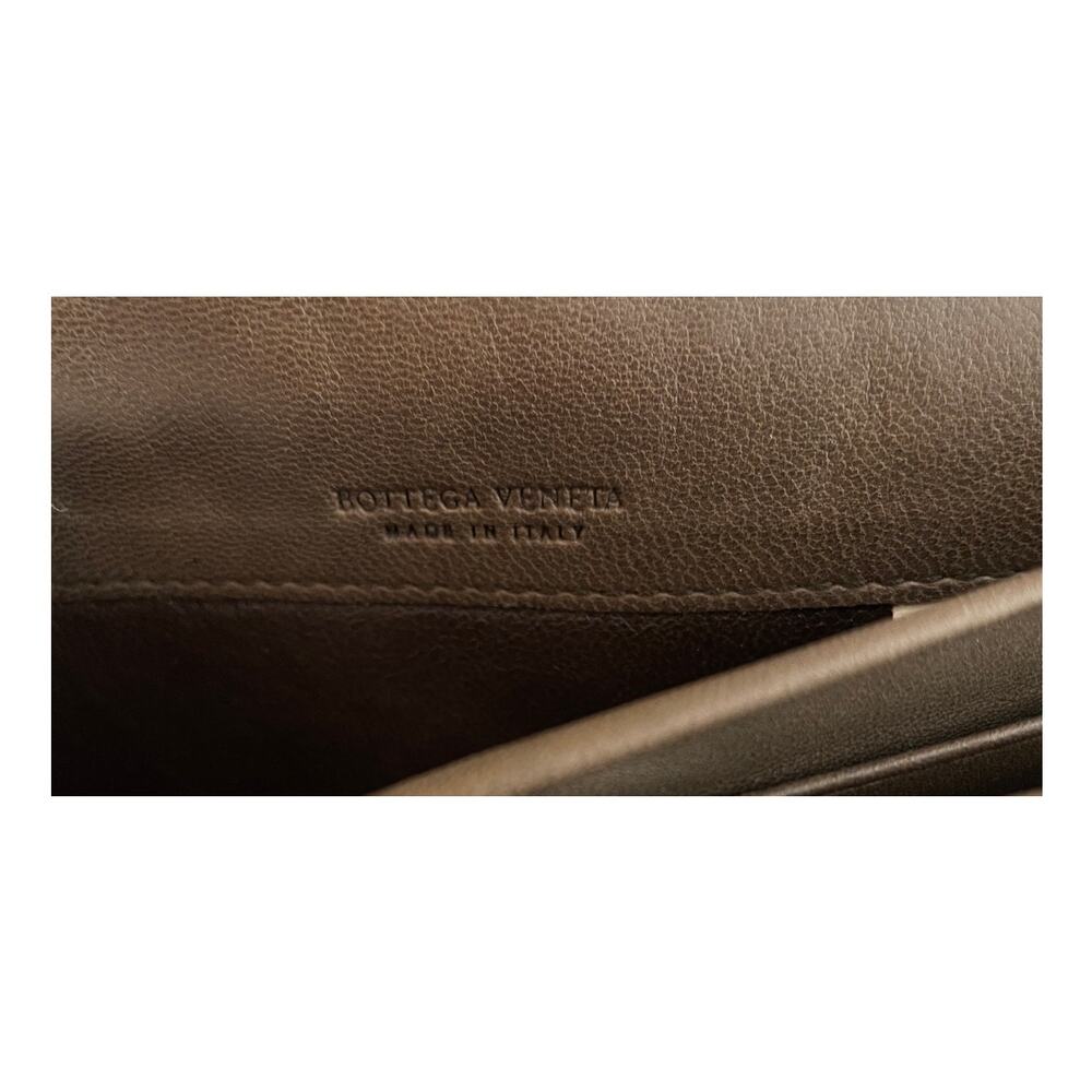 BOTTEGA VENETA RARE Intrecciato Long Wallet COA Pre-loved - Picture 7 of 14